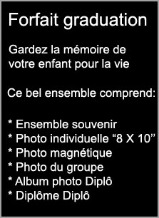 Forfait Graduation