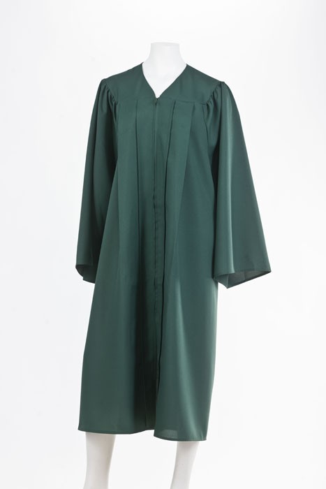 Graduation Gown - Forest Green