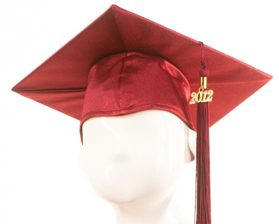 Graduation Cap - Maroon