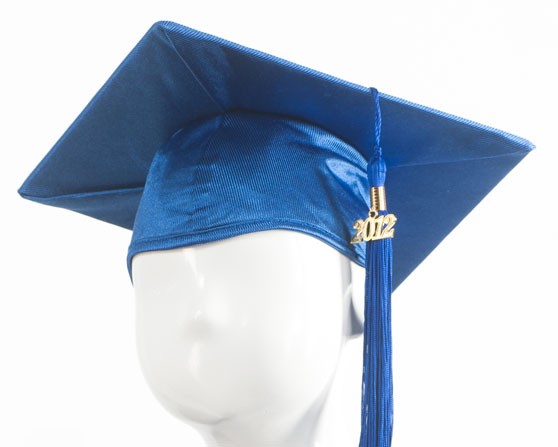 Graduation Cap - Royal Blue