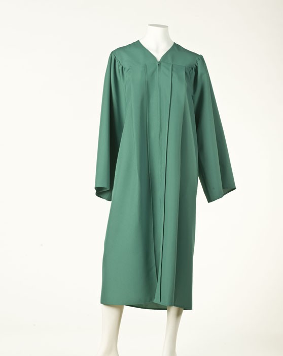 Graduation Gown - Light Emerald Green