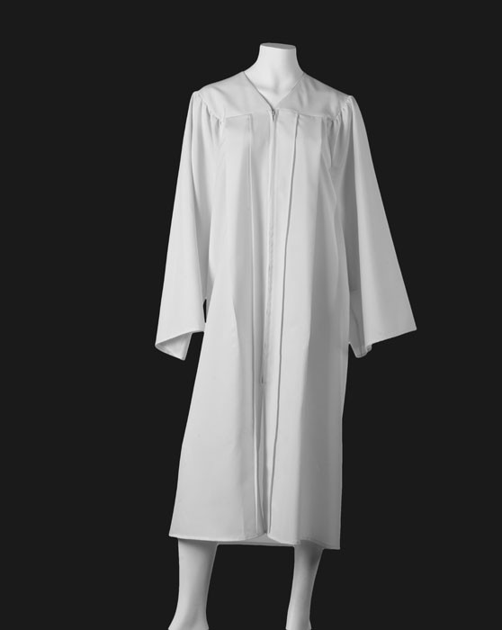 Graduation Gown - White