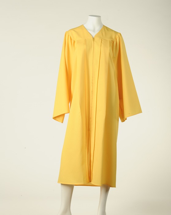 Graduation Gown - Lemon Yellow