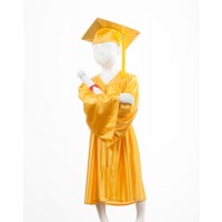 Child's Gold Graduation Gown and Cap Souvenir Set