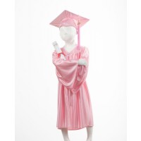 Child's Rose Graduation Gown and Cap Souvenir Set