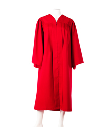 Fireman Red Graduation Gown